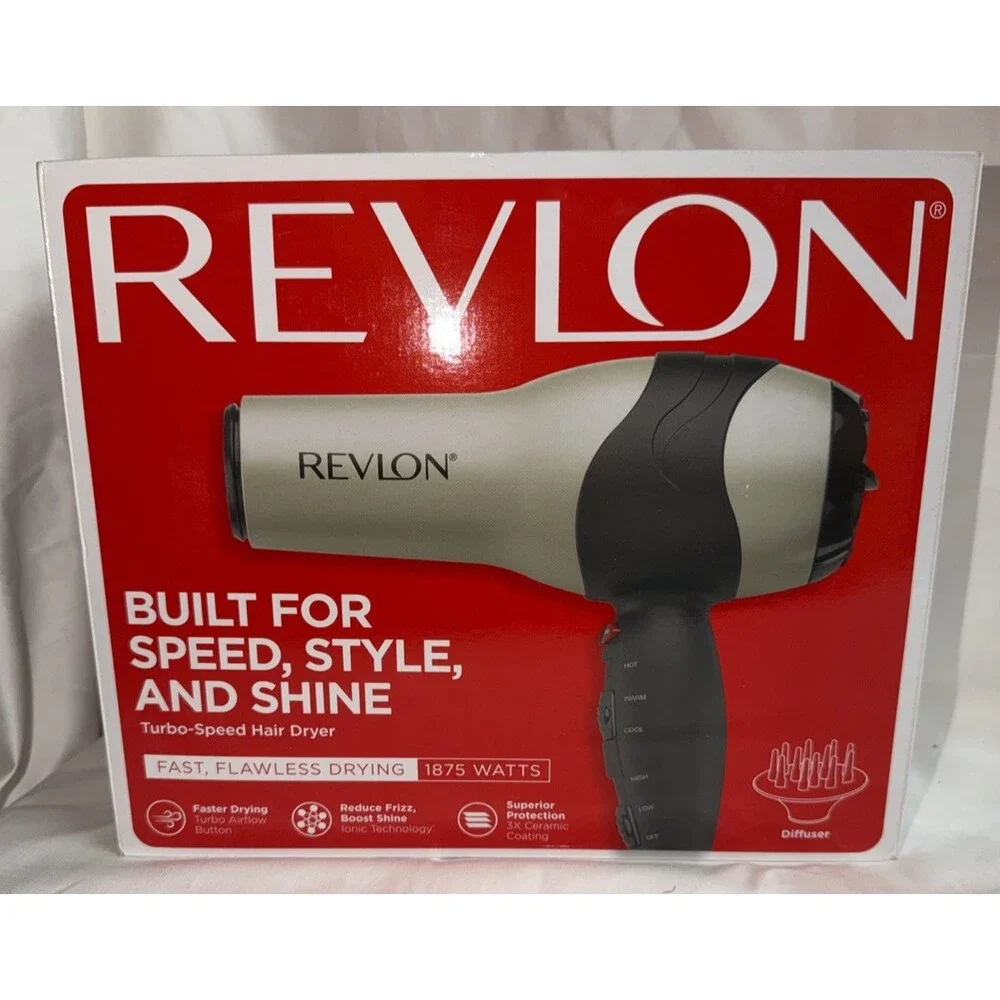 Revlon 1875W Volumizing Turbo Hair Dryer RV473 NEW OPEN BOX